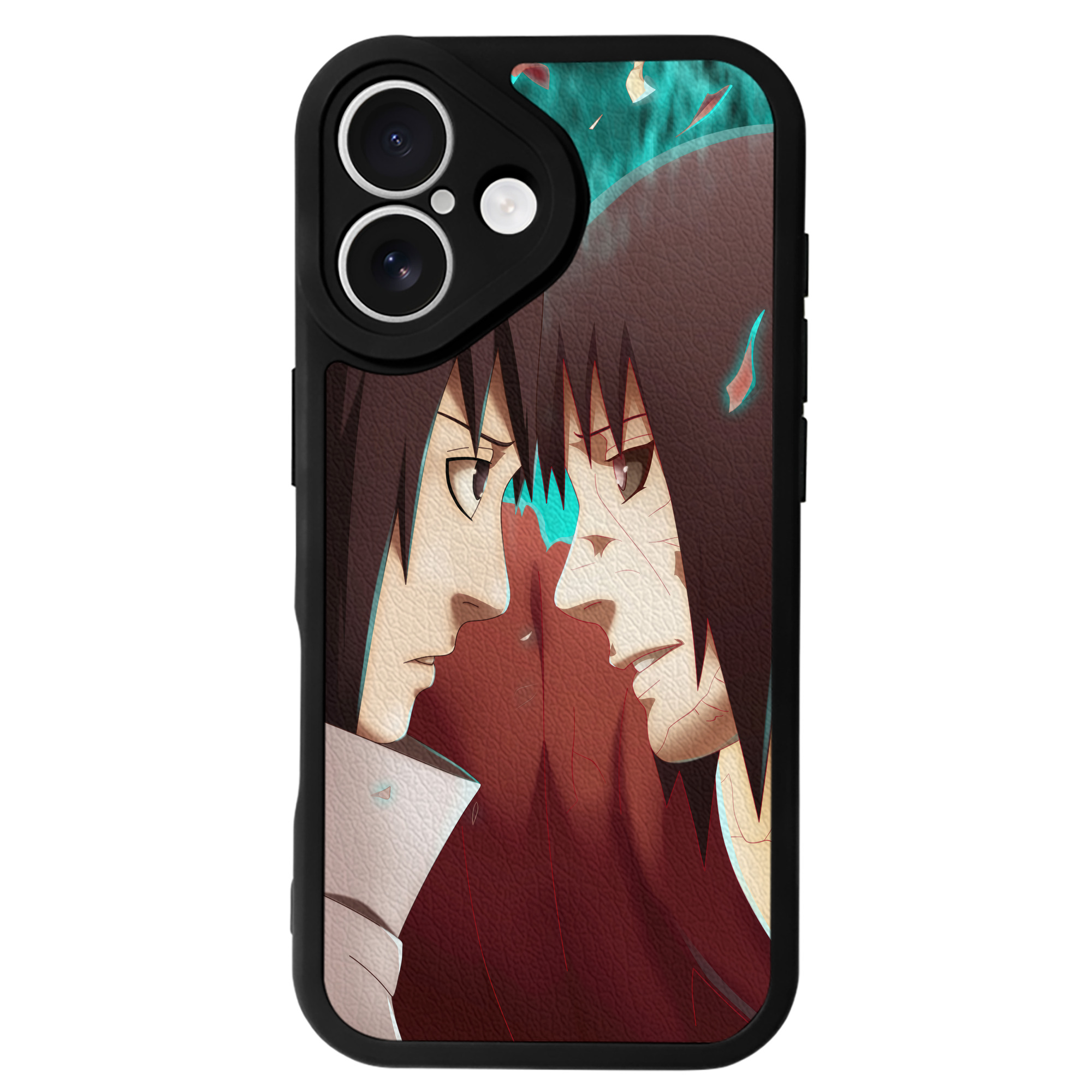 （画像用） NARUTO -ナルト- NARUTO -ナルト- 疾風伝 【iPhone 16シリーズ対応】シリコンスマホケース（レザー調） 材質：シリコン